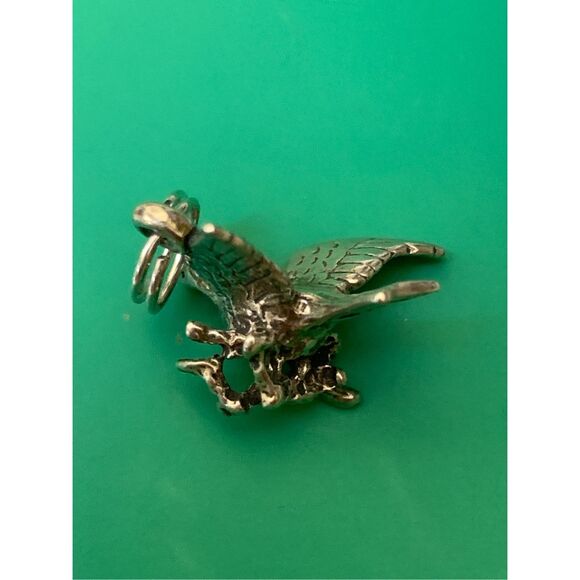 Partridge in a Pear Tree Calling Bird Sterling Silver Jewelry Charm #song - Picture 3 of 5